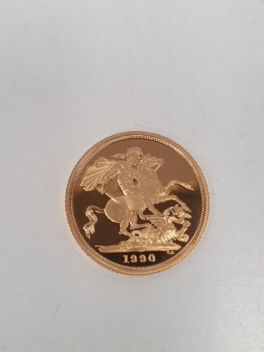 1990 gold proof sovereign in case Condition ReportVery good condition. See photos for relevent - Image 4 of 13