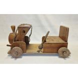 Vintage Wooden Children's Pull-along train