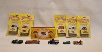 Collection of boxed and loose diecast models to include Matchbox Series 40th Anniversary