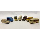 Playworn Dinky and Corgi diecast cars to include Corgi Toys NO.455 Karrier Bantam, Dinky Supertoys