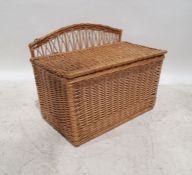 Rectangular wicker basket, 49cm x 64cm x 36cm