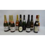Assorted sparkling wines including Jacob's Creek Chardonnay Pinot Noir, Maschio Prosecco etc. and