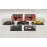 Seven Paul's Model Art Minichamps diecast model cars to include 1600 Spider Duetto 1966, Giulia