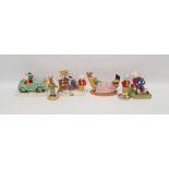 Collection of Royal Doulton, Wade and Bunnykins character figures comprising a Royal Doulton 'No