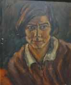 20th century  Oil on board "Ingrolf", dated 25, 44cm x 35cm