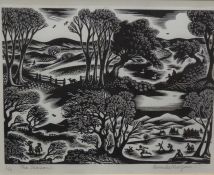 Gwenda Morgan (1908-1991)  Original woodblock print 