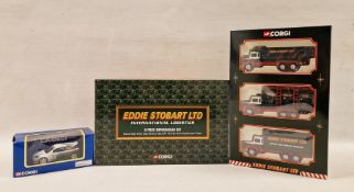 Three Boxed Corgi diecast models to include TY99158 Eddie Stobart Ltd International Logistics 5