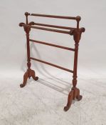 Early 20th century towel rack