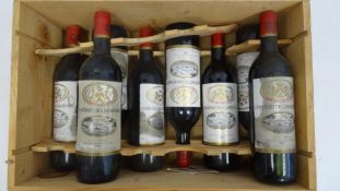 Eight bottles of Chateau de Camensac 1983 Haut Medoc Bordeaux (8)