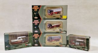 Five Boxed Corgi Eddie Stobart diecast models to include three Limited Edition 1:50 scale models