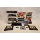 Collection of diecast model cars, trains and bikes  to include Corgi 4082 Windsor Castle, Corgi 5029
