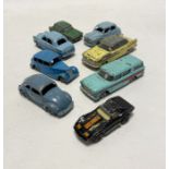 Playworn Dinky diecast models to include 161 Austin Somerset Saloon, 162 Ford Zephyr Saloon, 173