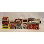 Large collection of diecast model cars to include Lledo Days Gone, Oxford Diecast, Matchbox Models