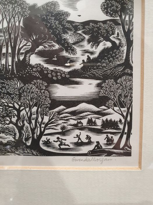 Gwenda Morgan (1908-1991)  Original woodblock print "The Seasons" 1/50, signed in pencil lower - Bild 4 aus 10