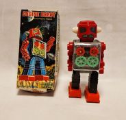 Japanese S.H Battery operated Engine Robot with Electronic Room in box