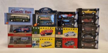 Collection of boxed diecast models to include Vanguards VA02109 Ford Popular Saloon, VA7000