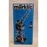 Märklin HO gauge Remote Controlled Swing Crane with Lifting Magnet 7051, in box