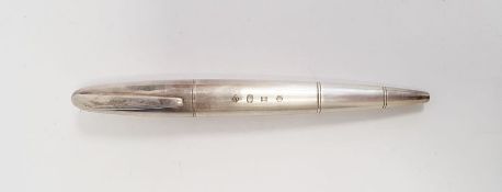 Dunhill silver jewel Torpedo pen and a Dunhill biro (2) please note amendment Torpedo not tornado