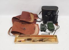 Pair of binoculars, Boots pacer with fitted leather case, a pair of Sirius field glasses 10x25,