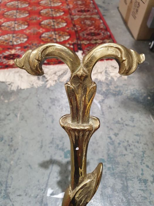 Victorian brass and iron doorstop, the body formed as a stag, on a heavy cast iron baseCondition - Image 9 of 15