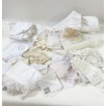 Large quantity of table linen to include cut and drawn thread table cloths and breakfast cloths,