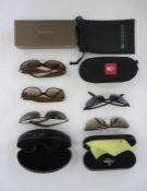 Pair of Fendi vintage sunglasses in box, a pair of MJ Sport sunglasses marked 'Jacob'(?), a pair