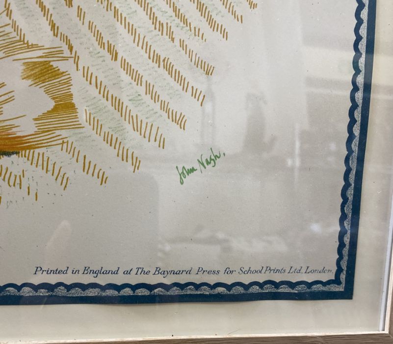 After John Nash (1893-1977) Lithograph 'From the  Goldmark Gallery. School Series - Set of 24 - Image 2 of 5