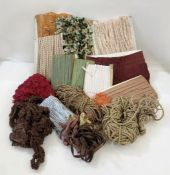 Passementerie / furnishing braids, mostly unnamed (1 box)