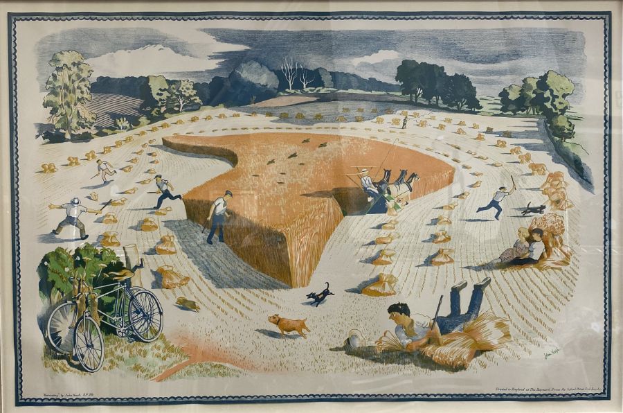 After John Nash (1893-1977) Lithograph 'From the  Goldmark Gallery. School Series - Set of 24