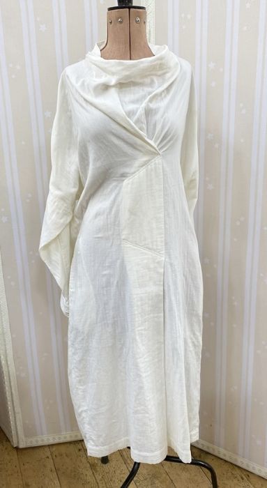 Issey Miyake labelled white , structured garment