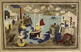 After Julian Trevelyan (1910-1988) Lithograph "Harbour", signed and dated '46 lower right, framed