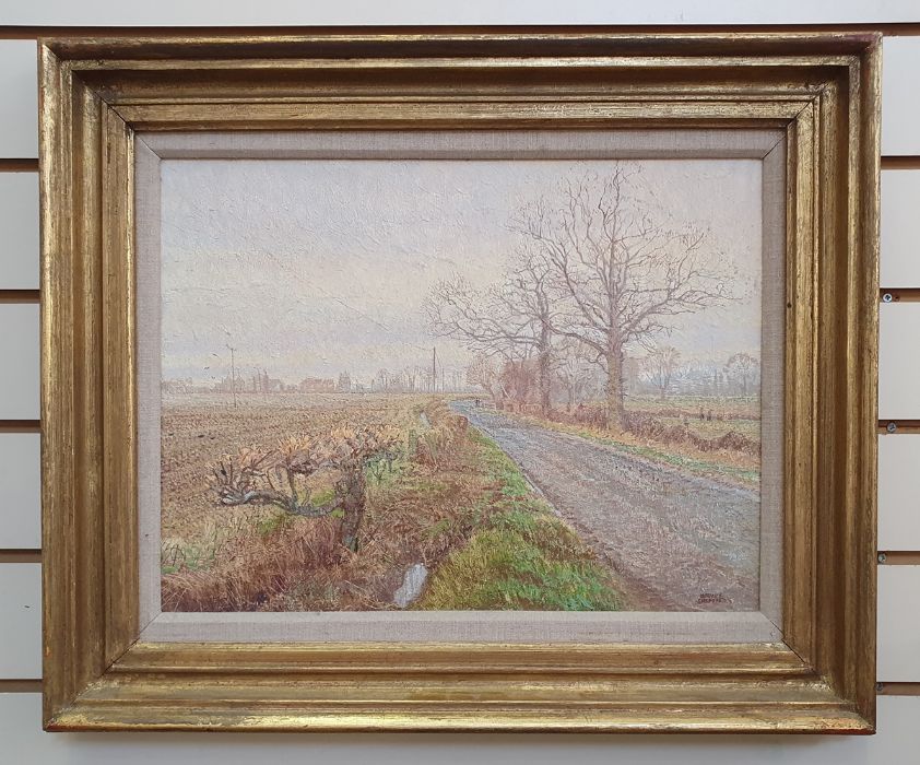 Maurice Sheppard PPRWS NEAC (b.1947) Oil on canvas "The Road to Groombridge, Sussex", signed lower - Image 2 of 5