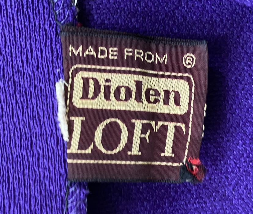 1970's dresses to include Diolen Loft crimplene maxi dress, purple shirt top and psychedelic - Bild 3 aus 13