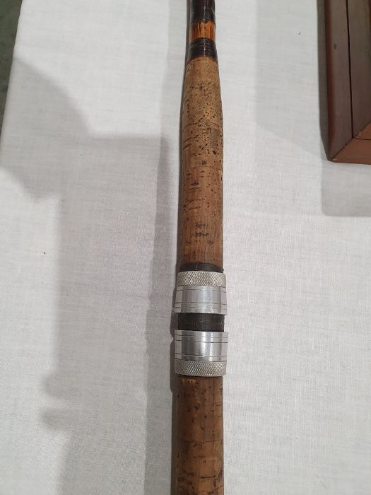 Vintage  B James and Son two piece cane fishing rod, a B James and Son, Richard Walker signature - Image 34 of 62