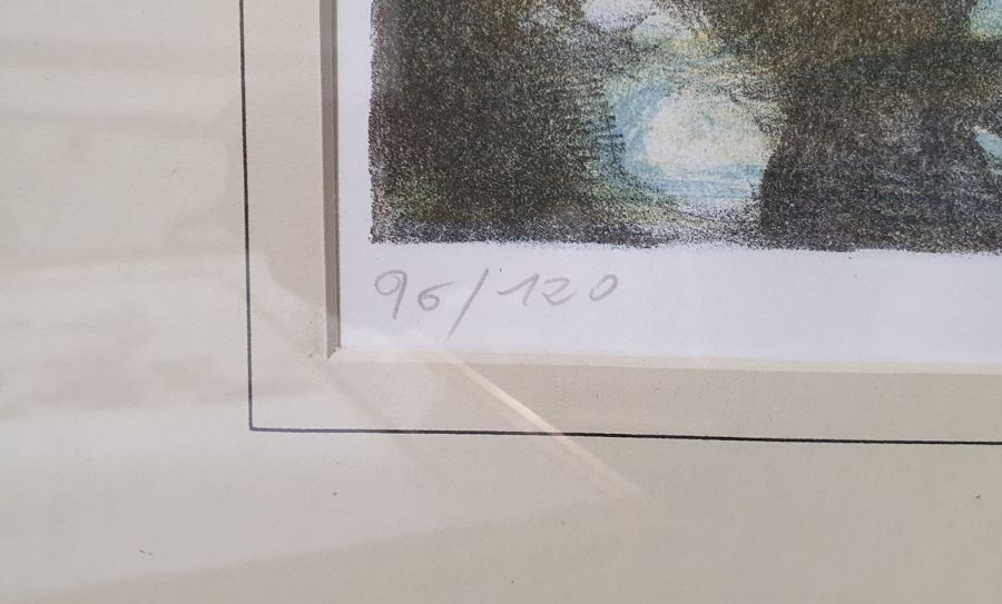 After Andrea Windischbauer (b.1942) Limited edition colour print Coastal landscape depicting ancient - Image 8 of 8