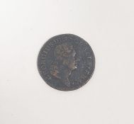 Copper farthing George I 1723 William Wood type