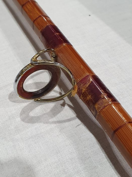 Vintage  B James and Son two piece cane fishing rod, a B James and Son, Richard Walker signature - Image 52 of 62