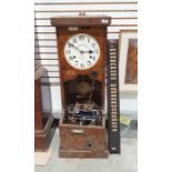 Time Recorder Supply and Maintenance Co. Ltd. clocking-on clock with two numbered card holders (in