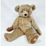 Vintage post-war Chad Valley teddy bear Condition ReportRepair to bottom of back left paw, hole on