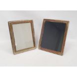 1990's silver-mounted photograph frame, rectangular, Birmingham 1998, 23cm x 18.5cm and another