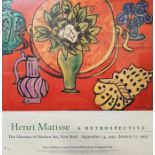After Henri Matisse  Colour poster print Still life of magnolia, Henri Matisse Retrospective
