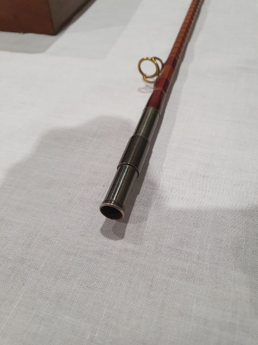 Vintage  B James and Son two piece cane fishing rod, a B James and Son, Richard Walker signature - Image 23 of 62
