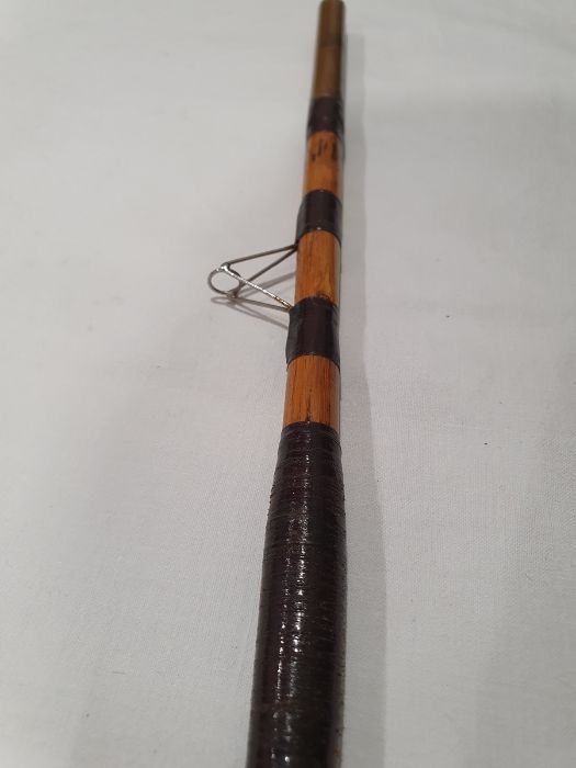 Vintage  B James and Son two piece cane fishing rod, a B James and Son, Richard Walker signature - Image 40 of 62