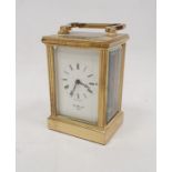 20th century five-glass carriage clock retailed by Fish Brothers London