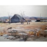 20th century  Watercolour  Study, possibly Richard Kendall(?), indistinctly signed and dated 1941