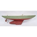 Vintage pond boat hull