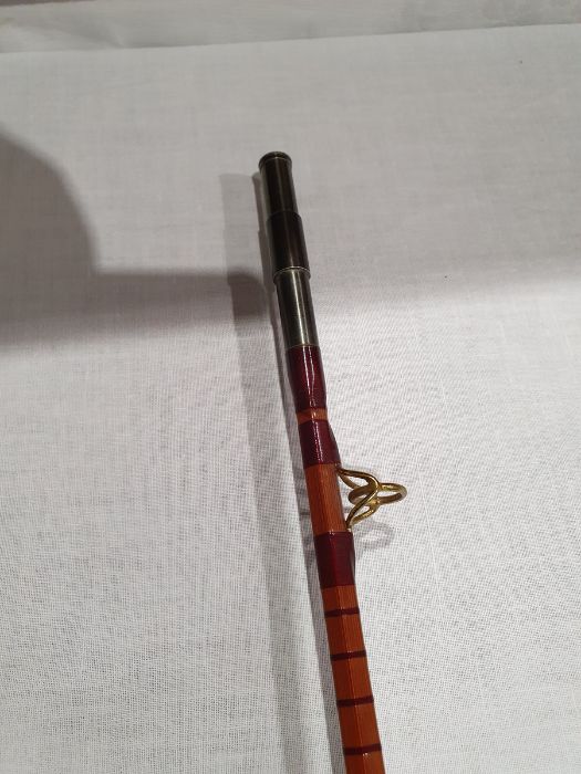 Vintage  B James and Son two piece cane fishing rod, a B James and Son, Richard Walker signature - Image 22 of 62