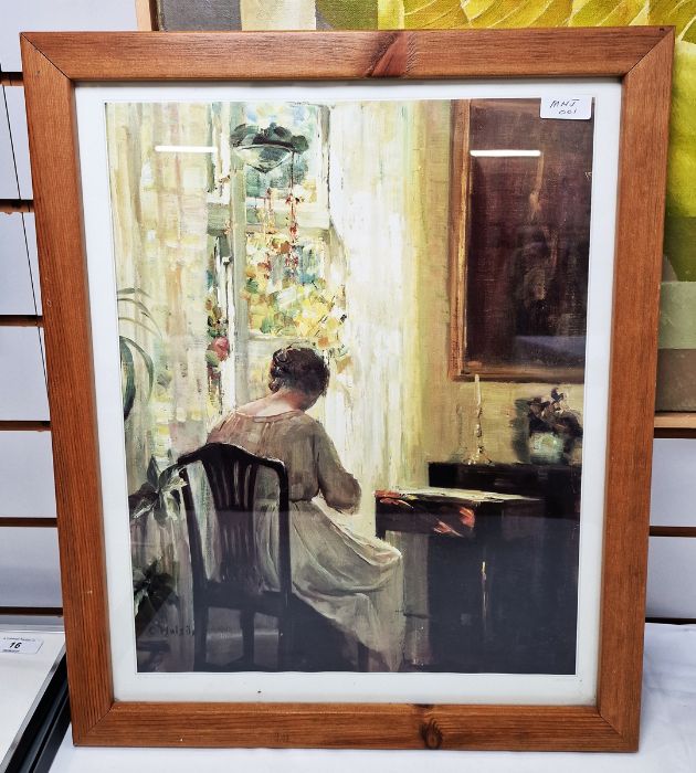 20th Century Limited edition print French Art Deco scene in a bar  "Une Heure du Matin, Le - Image 4 of 10