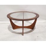 Circular G-plan 'Astro' coffee tableCondition ReportSurface scratches, scuffs, fading,