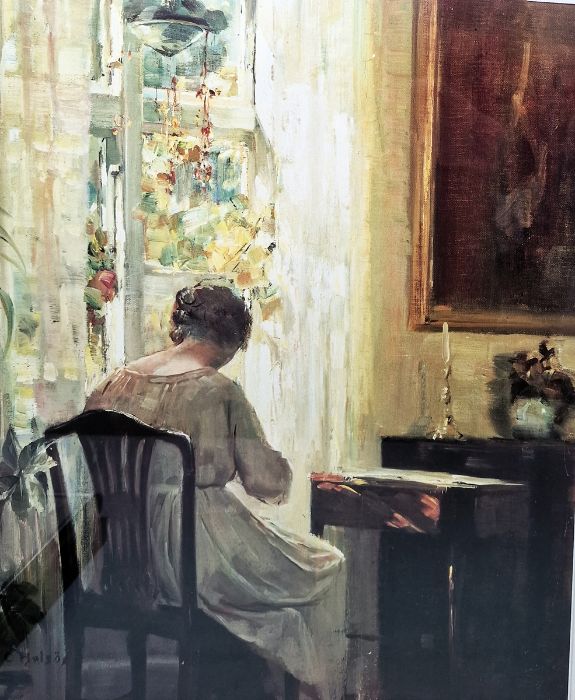 20th Century Limited edition print French Art Deco scene in a bar  "Une Heure du Matin, Le - Image 3 of 10